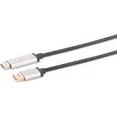 S-Impuls Câble de connexion PROFESSIONAL DisplayPort vers HDMI 1.0m SP03-21025 (1 m), Câble vidéo, Noir