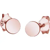Elli Boucles d'oreilles 'Geo' or rose