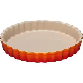 Le Creuset Moule à Tarte Le Creuset Orange Volcanique 24 cm