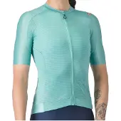 Castelli Espresso Short Sleeve Jersey Bleu L Femme