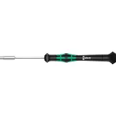 Wera Tournevis électronique à douille VDE à 6 pans, Cote s/plats : 4,5 mm, Long. de la lame 60 mm, Long. totale 157 mm
