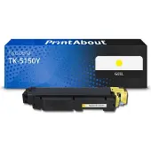PrintAbout Toner compatible pour Kyocera TK-5150Y - Jaune