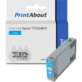 PrintAbout Cartouche compatible pour Epson T70224010 - Cyan