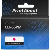 PrintAbout Cartouche compatible pour Canon CLI-65PM - Magenta photo