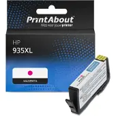 PrintAbout Cartouche compatible pour HP 935XL (C2P25AE) - Magenta - Grande capacité
