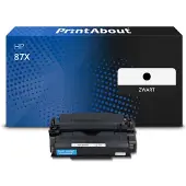 PrintAbout Toner compatible pour HP 87X (CF287X) - Noir - Grande capacité
