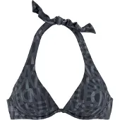 Elbsand Hauts de bikini gris / noir chiné