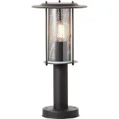 Brilliant Lampes d'extérieur noires DETROIT | éclairage de chemin à 40cm de hauteur | 1x E27 douille max. 20W | IP44 | métal/plastique