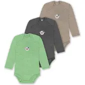 Normani Barboteuse / body beige foncé / anthracite / kiwi