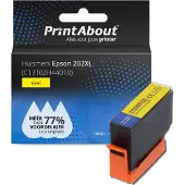 PrintAbout Cartouche compatible pour Epson 202XL (C13T02H44010) - Jaune - Grande capacité