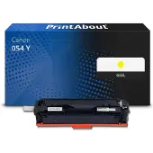 PrintAbout Toner compatible pour Canon 054 Y - Jaune