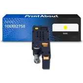 PrintAbout Toner compatible pour Xerox 106R02758 - Jaune