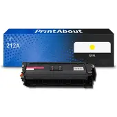 PrintAbout Toner compatible pour HP 212A (W2122A) - Jaune