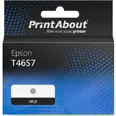 PrintAbout Cartouche compatible pour Epson T46S7 - Gris
