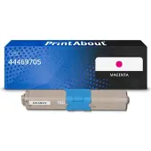 PrintAbout Toner compatible pour OKI 44469705 - Magenta