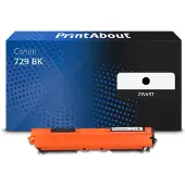 PrintAbout Toner compatible pour Canon 729 BK - Noir
