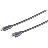 Walimex 77142-1.8 Câble USB 1 m USB 3.2 Gen 1 (3.1 Gen 1) USB C USB A Noir (77142-1.8)