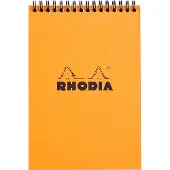 Rhodia Bloc-notes ? spirale A5 quadrill? - Orange