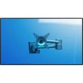 Dataflex Viewmate Style Wall Mount 042 - Kit de montage (bras articulé, montage mural) (Mur, 24.02", 15 kg), Support de moniteur, Argent