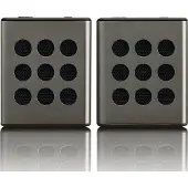 Ginza.se Haut-parleur stéréo Bluetooth 2 pièces BTP-200, couleur : noir
