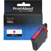 PrintAbout Cartouche compatible pour Epson 18XL (C13T18134012) - Magenta - Grande capacité
