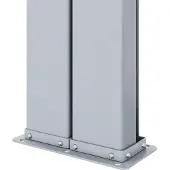 vidaXL Marquise latérale extensible Crème 200x1000 cm