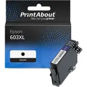 PrintAbout Cartouche compatible pour Epson 603XL (C13T03A14010) - Noir - Grande capacité
