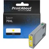 PrintAbout Cartouche compatible pour Epson 79XL (T79044010) - Jaune - Grande capacité