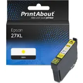 PrintAbout Cartouche compatible pour Epson 27XL (C13T27144012) - Jaune - Grande capacité