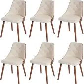 Mendler Chaise de salle à manger -A75 (lot de 6)