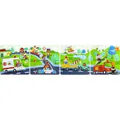 Hape Puzzle - Véhicules de sauvetage