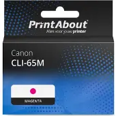 PrintAbout Cartouche compatible pour Canon CLI-65M - Magenta