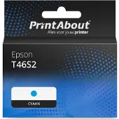 PrintAbout Cartouche compatible pour Epson T46S2 - Cyan