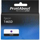 PrintAbout Cartouche compatible pour Epson T46SD - Violet