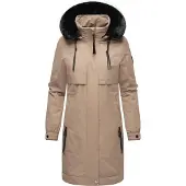 NAVAHOO Manteau d’hiver 'Kaltwetterretter 14' beige