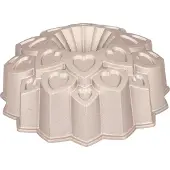 Birkmann Moule à pâtisserie Contoura Love, Moule à gâteau, Or