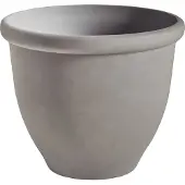 Beliani Cache-Pot Tesalia Matériaux Synthétiques Gris