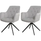 MCW Chaise de salle à manger -L80 (lot de 2)