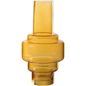 J-Line Vase rino verre ocre large