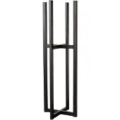 J-Line Pied pour cache-pot/panier elsa metal noir large