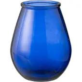 J-Line Vase egg glass blue large