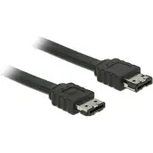 DeLOCK Câble eSATA 3 Gb/s mâle > eSATA mâle 1 m noir -