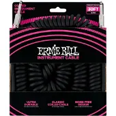 Ernie Ball Cables Instrument Torsades Jack/jack 9M Noir