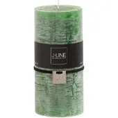 J-Line Bougie cylindrique vert clair l -52h