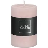 J-Line Bougie cylind rose poudre s18h