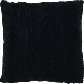 J-Line Coussin twist poly noir