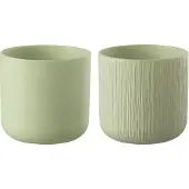 J-Line Cachepot gen ceramique pistache large assortiment de 2