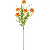 J-Line Branche chrysantheme artificiel orange