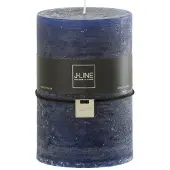 J-Line Bougie cylindrique bleu fonce extra large 95h