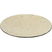 J-Line Plat nuye rond mosaique/papier ivoire